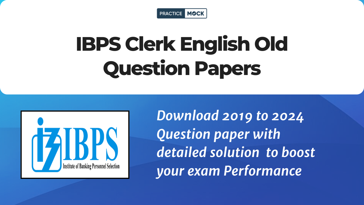 IBPS-Clerk-En glish-Question-Paper